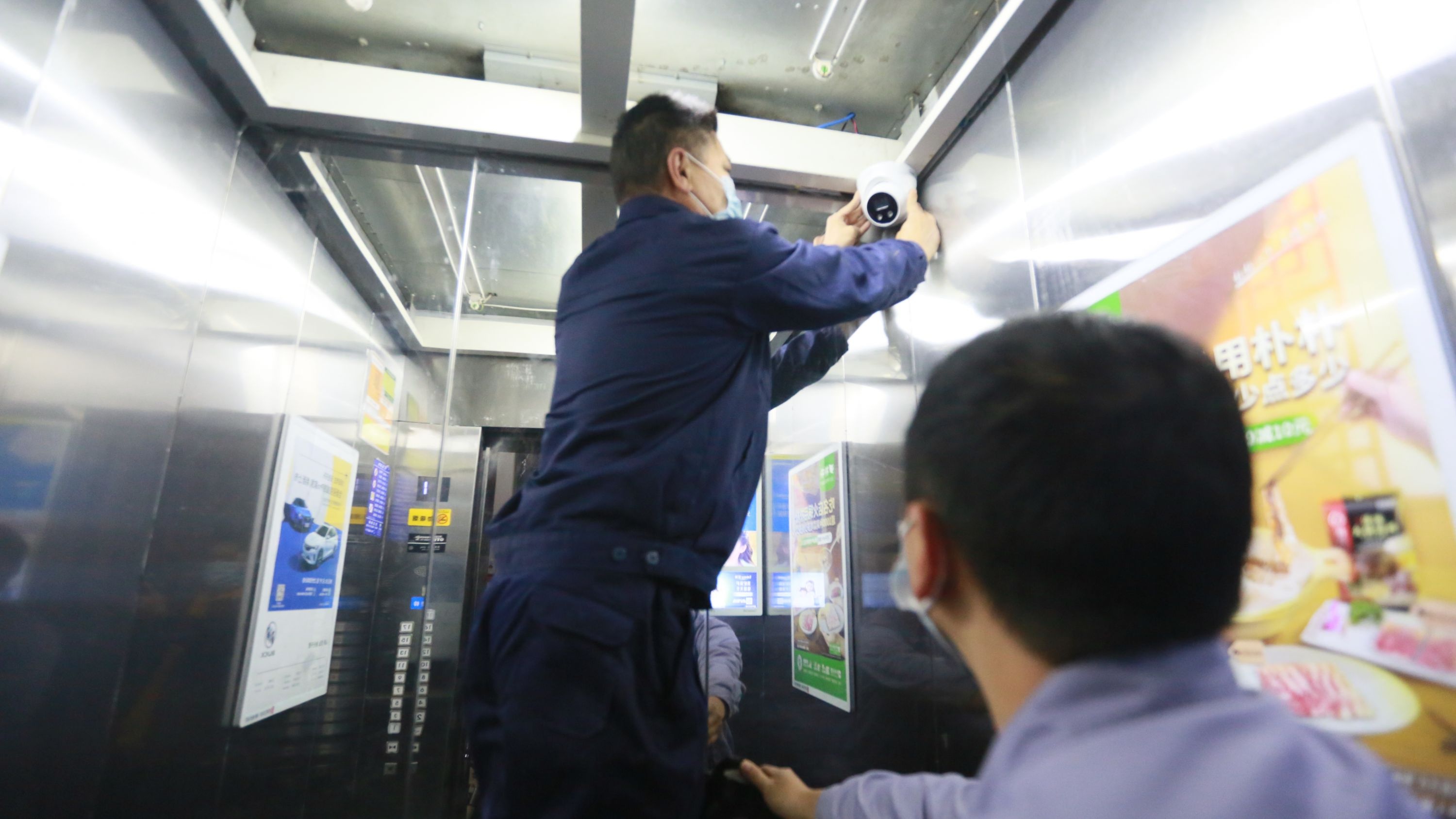 “看見”電動車就“報警”,武漢又一小區電梯配備智能“天眼”